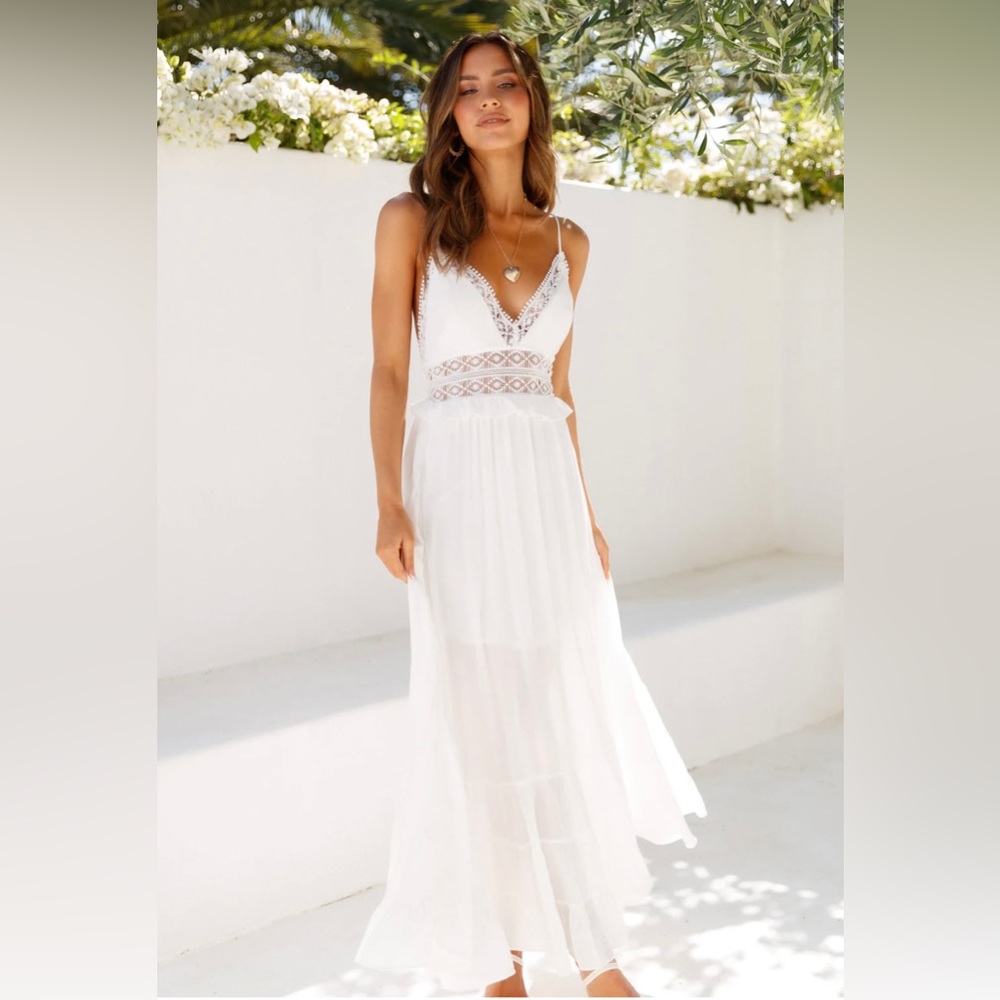 White Maxi Dress NWT never worn